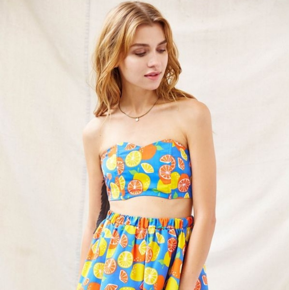 Urban Renewal Tropical Bandeau Top